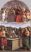 RAFFAELLO Sanzio The Crowning of the Virgin (Oddi altar) oil painting on canvas